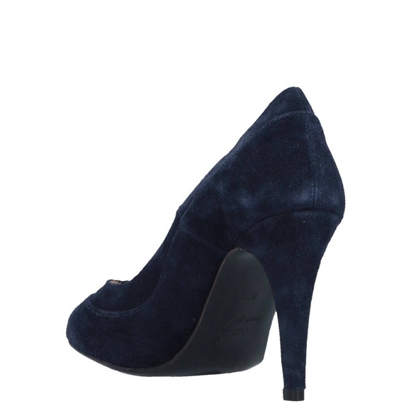 N.D.C. Made by Hand Blue Suede Heels, size 38.5 - Picture 6 of 9